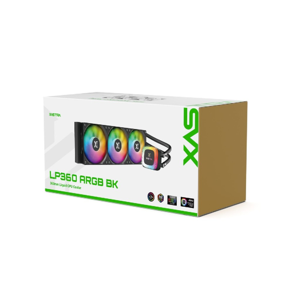 Система жидкостного охлаждения для процессора XASTRA LP360 ARGB BK Black (LP360-BKAFXX-GL)