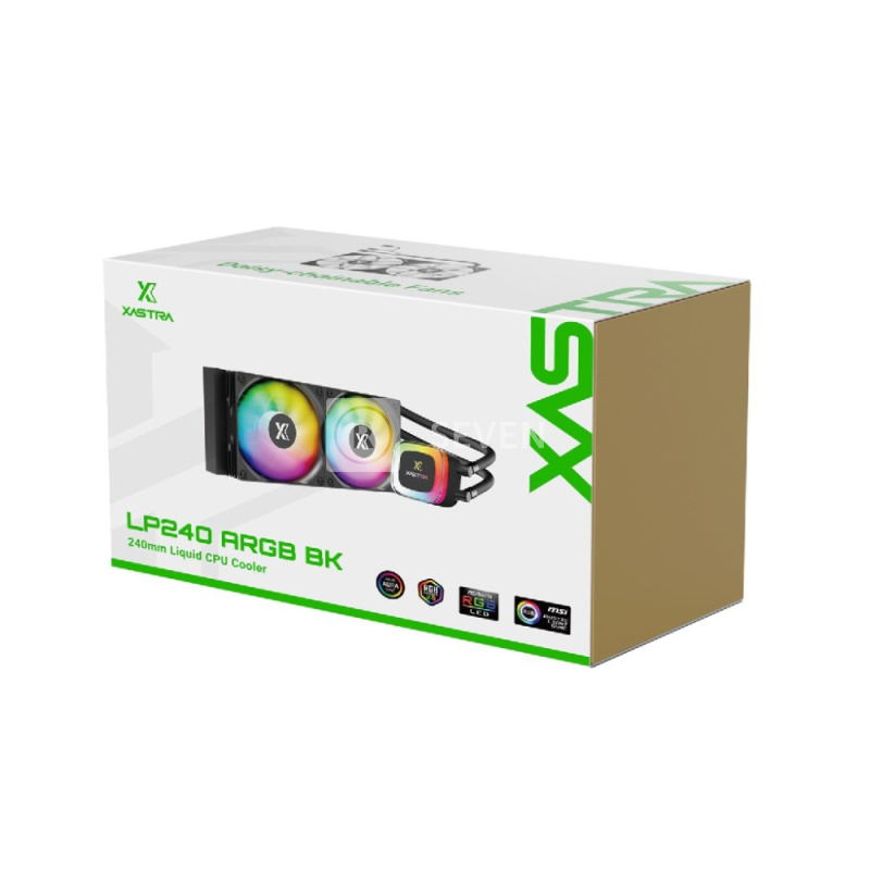 Система жидкостного охлаждения для процессора XASTRA LP240 ARGB BK Black (LP240-BKAFXX-GL)