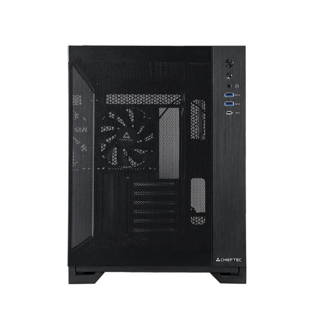 Компьютерный корпус Chieftec VISIO AIR TG Black (GM-30B-M-OP)