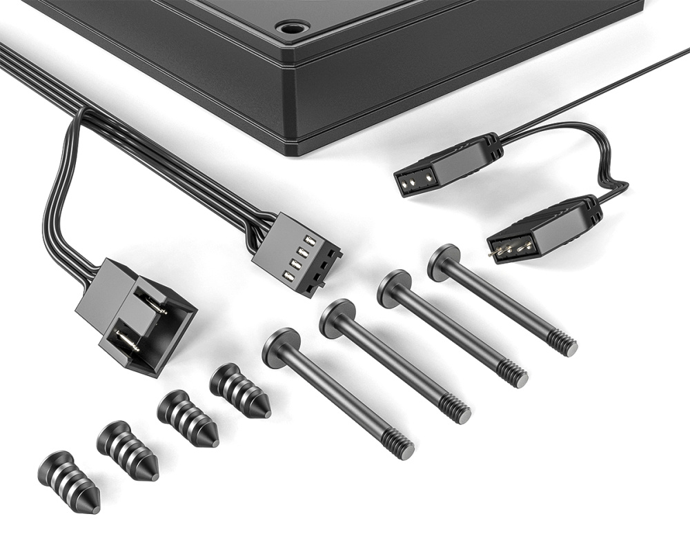 Комплект вентиляторов для корпуса ID-COOLING AS-140-ARGB-K DUET (2 in 1) ARGB Black