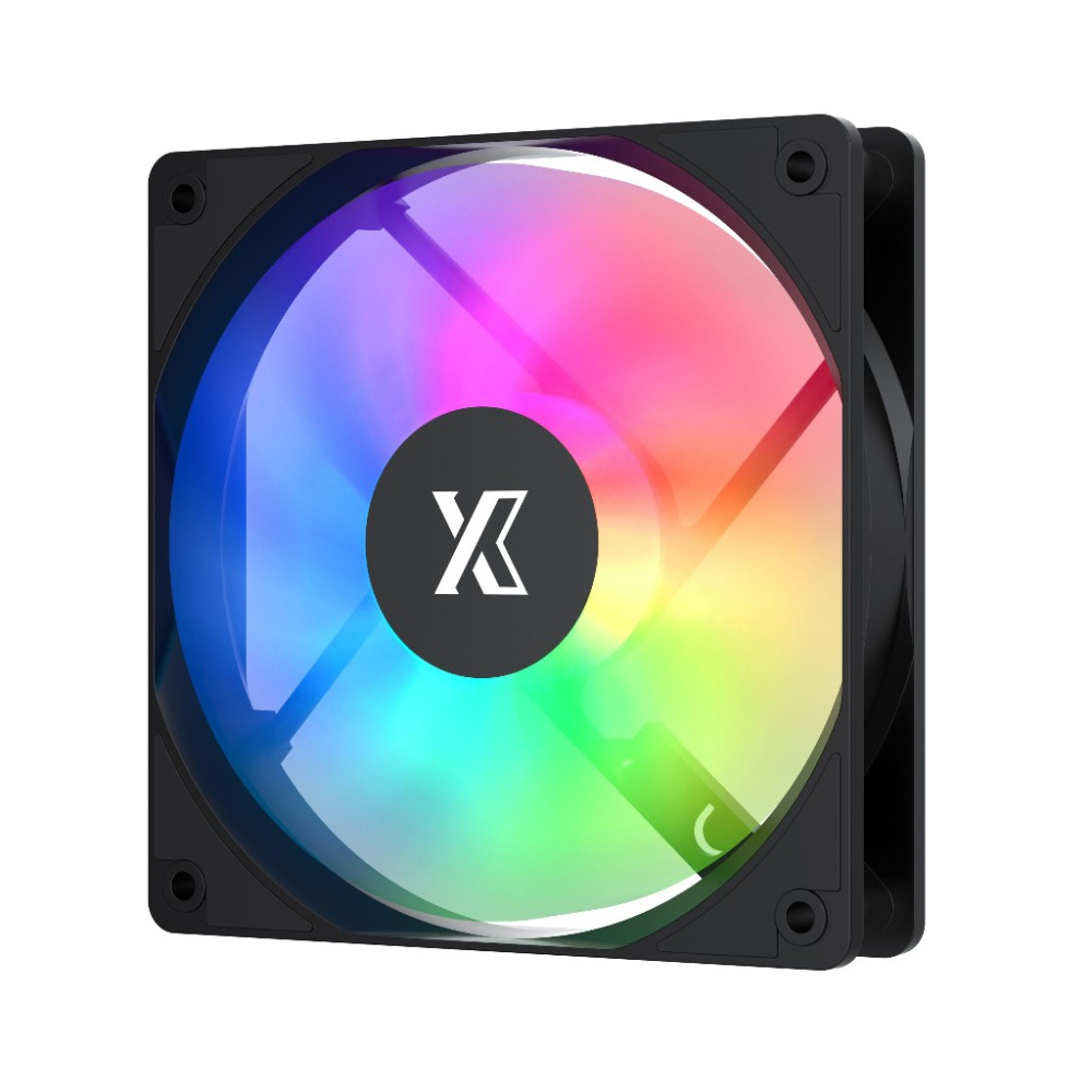 Вентилятор для корпуса XASTRA FC120B FRGB Black (FC120-1BF-SBP-GL)