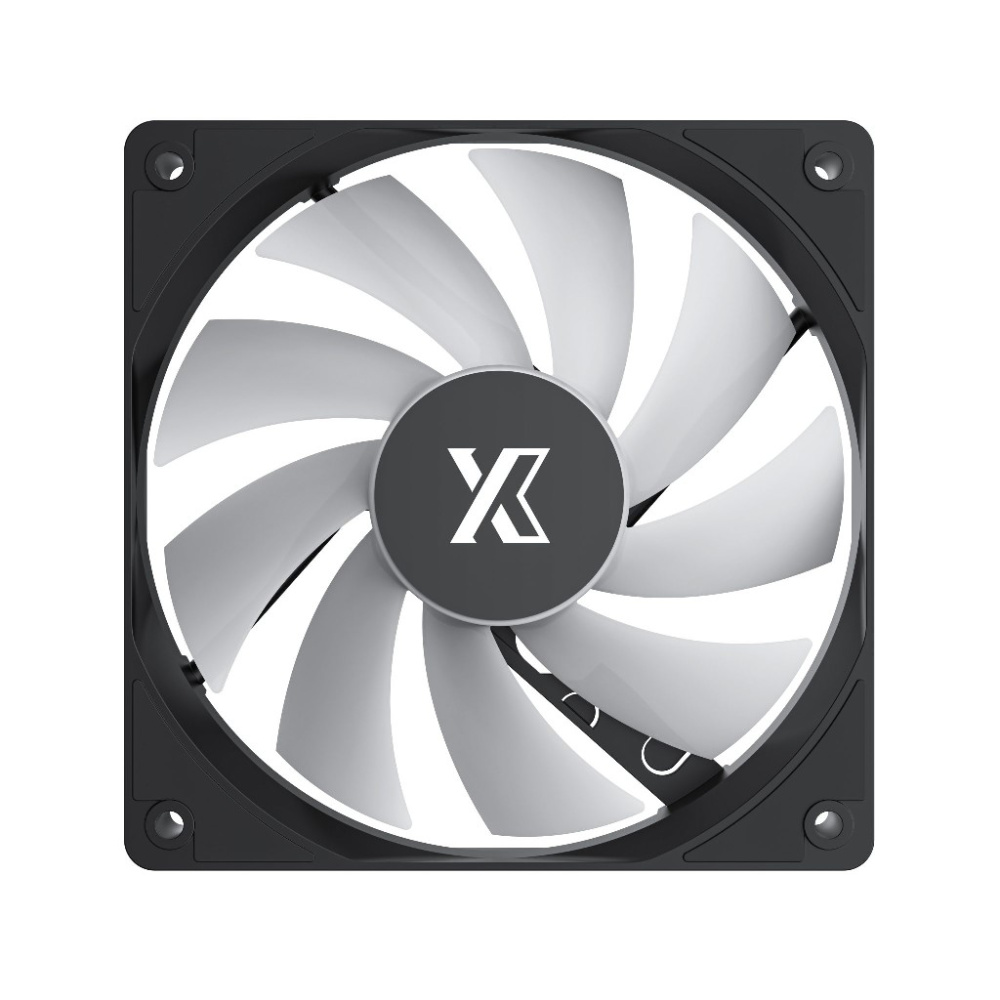 Вентилятор для корпуса XASTRA FC120B FRGB Black (FC120-1BF-SBP-GL)
