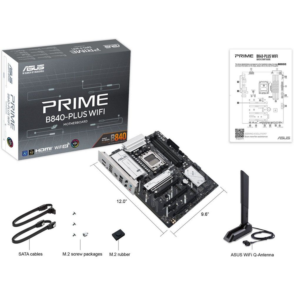 Материнская плата ASUS PRIME B840-PLUS WIFI (90MB1IZ0-M0EAY0)