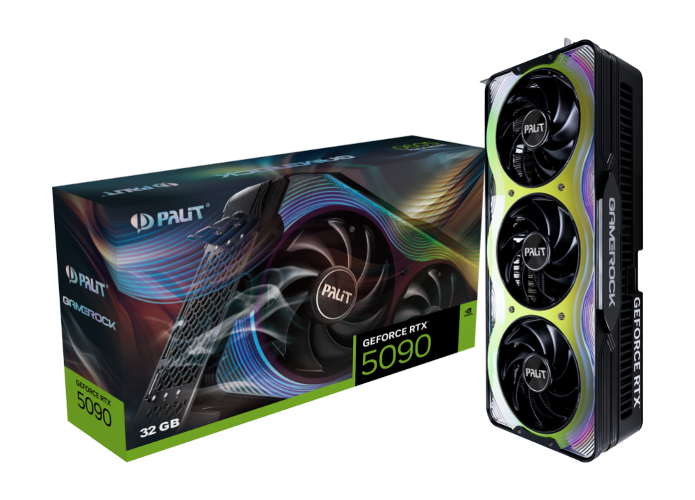 Видеокарта Palit (NE75090019R5-GB2020G) GeForce RTX 5090 32GB GAMEROCK