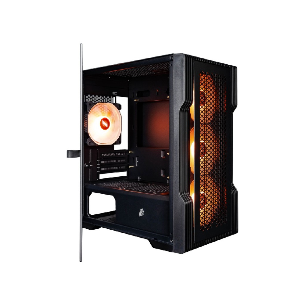 Компьютерный корпус 1STPLAYER TRILOBITE T3 ARGB Black (T3-BK-4F7)