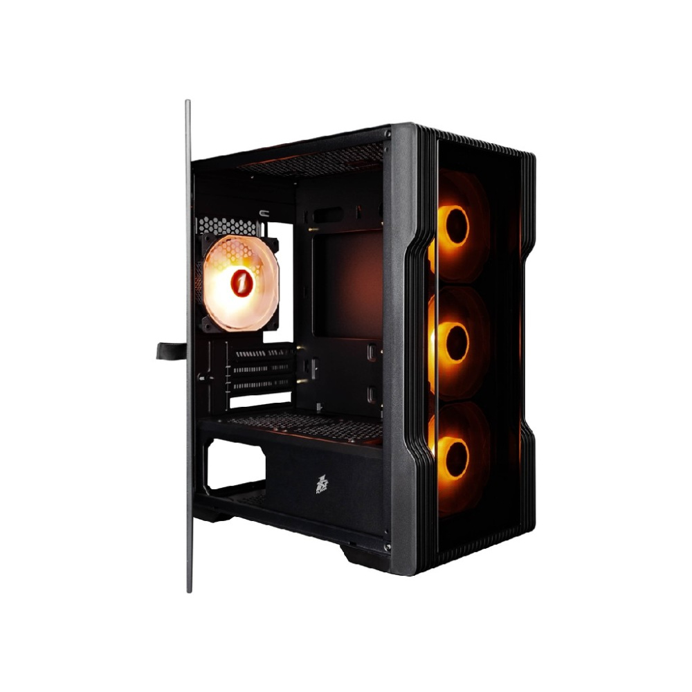 Компьютерный корпус 1STPLAYER TRILOBITE T3-G ARGB Black (T3-G-BK-4F7)