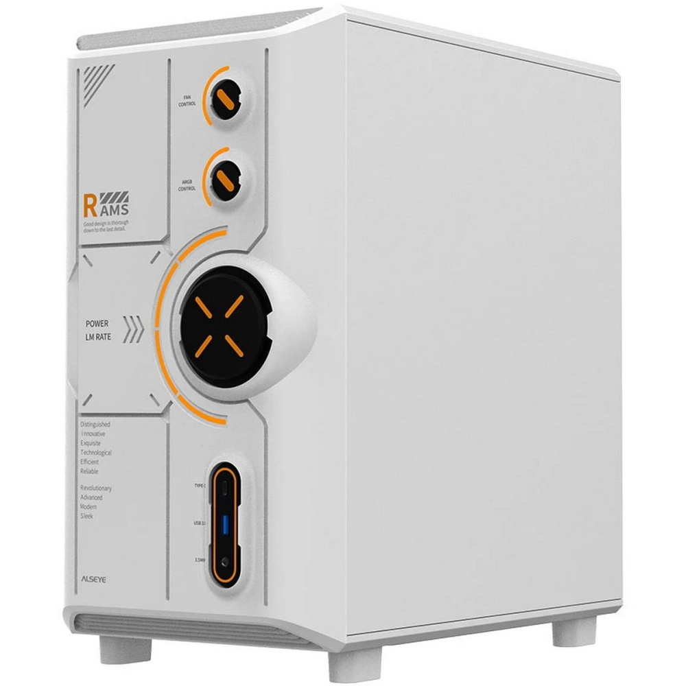 Компьютерный корпус ALSEYE RAMS 2.0 240-W White (AS.07.0214)