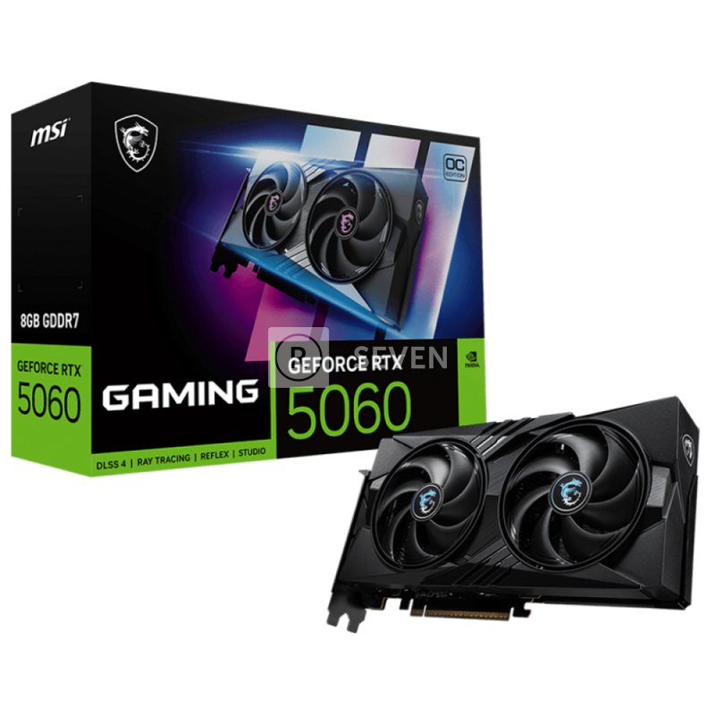 Видеокарта MSI (G5060-8GC) GeForce RTX 5060 8G GAMING OC