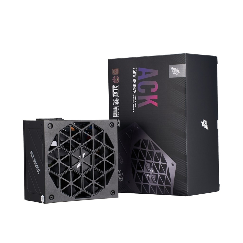 Блок питания 1STPLAYER 750W ACK BRONZE Black (HA-750AA2)