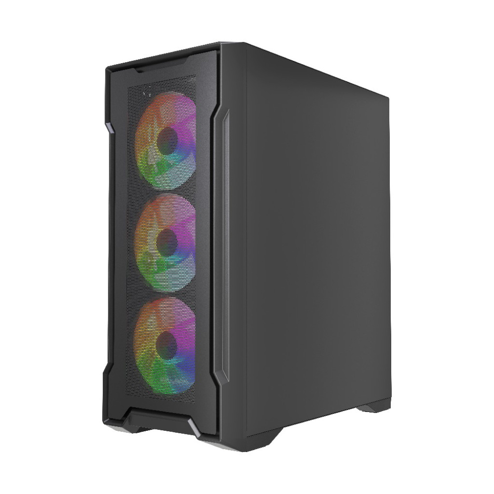 Компьютерный корпус Powercase Mistral X4B FRGB TG Black (CMXB-L4)