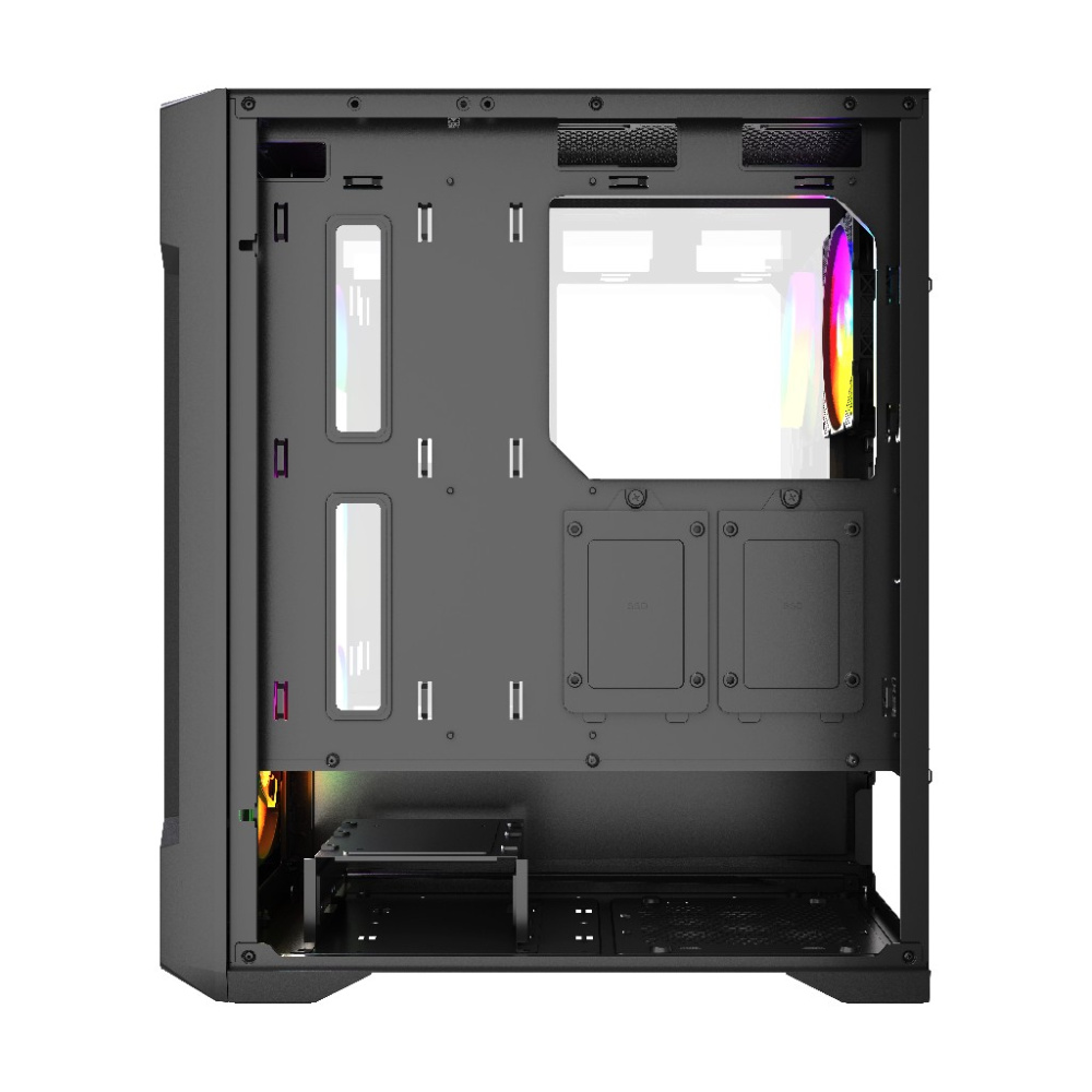 Компьютерный корпус Powercase Mistral X4B FRGB TG Black (CMXB-L4)