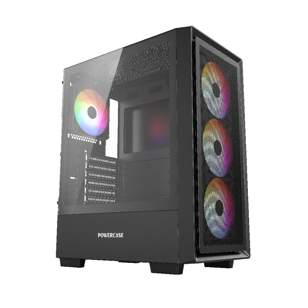 Компьютерный корпус Powercase Mistral AY4B ARGB TG Black (CMAYB-A4)
