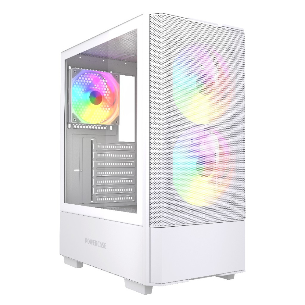 Компьютерный корпус Powercase Mistral AY3W ARGB TG White (CMAYW-A3)