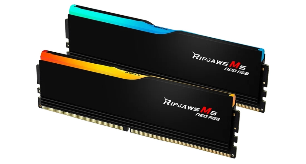 Оперативная память 32 Gb 6000 MHz G.Skill RIPJAWS M5 NEO RGB Black (F5-6000J3636F16GX2-RM5NRK)
