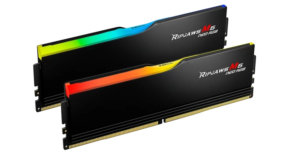 Оперативная память 32 Gb 6000 MHz G.Skill RIPJAWS M5 NEO RGB Black (F5-6000J3636F16GX2-RM5NRK)