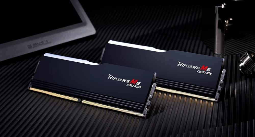 Оперативная память 32 Gb 6000 MHz G.Skill RIPJAWS M5 NEO RGB Black (F5-6000J3636F16GX2-RM5NRK)