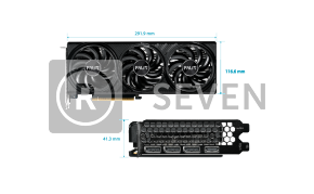 Видеокарта Palit (NE75060T19P1-GB2063S) GeForce RTX 5060 8GB INFINITY 3 OC