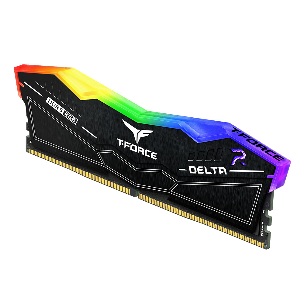 Оперативная память 32 Gb 6400 MHz Team Group T-FORCE DELTA RGB Black (FF3D532G6400HC38JDC01)