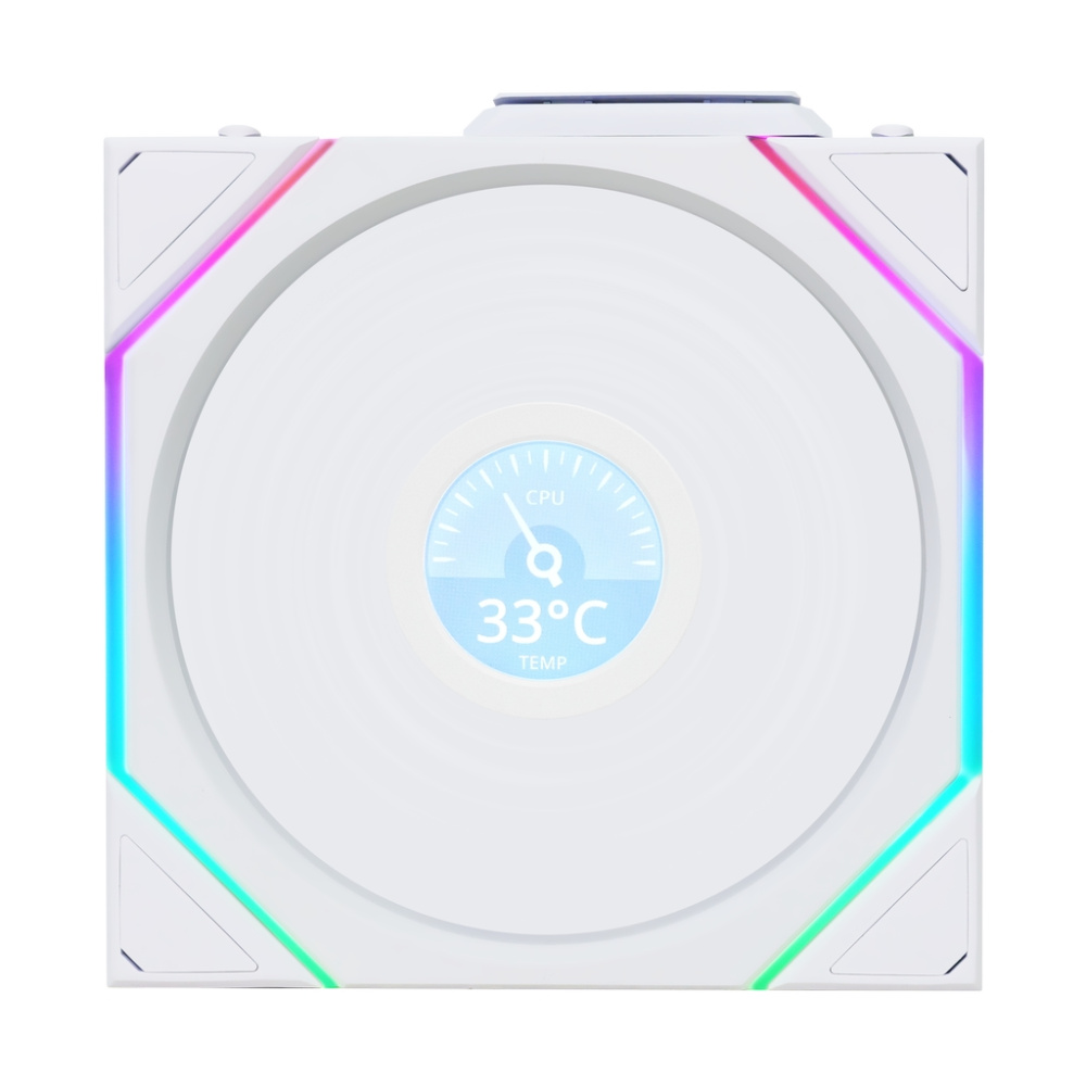 Вентилятор для корпуса Lian Li UNI FAN TL WIRELESS LCD 120 Reverse Blade 12RTLLCD1W1W ARGB White (G99.12RTLLCD1W1W.R0)
