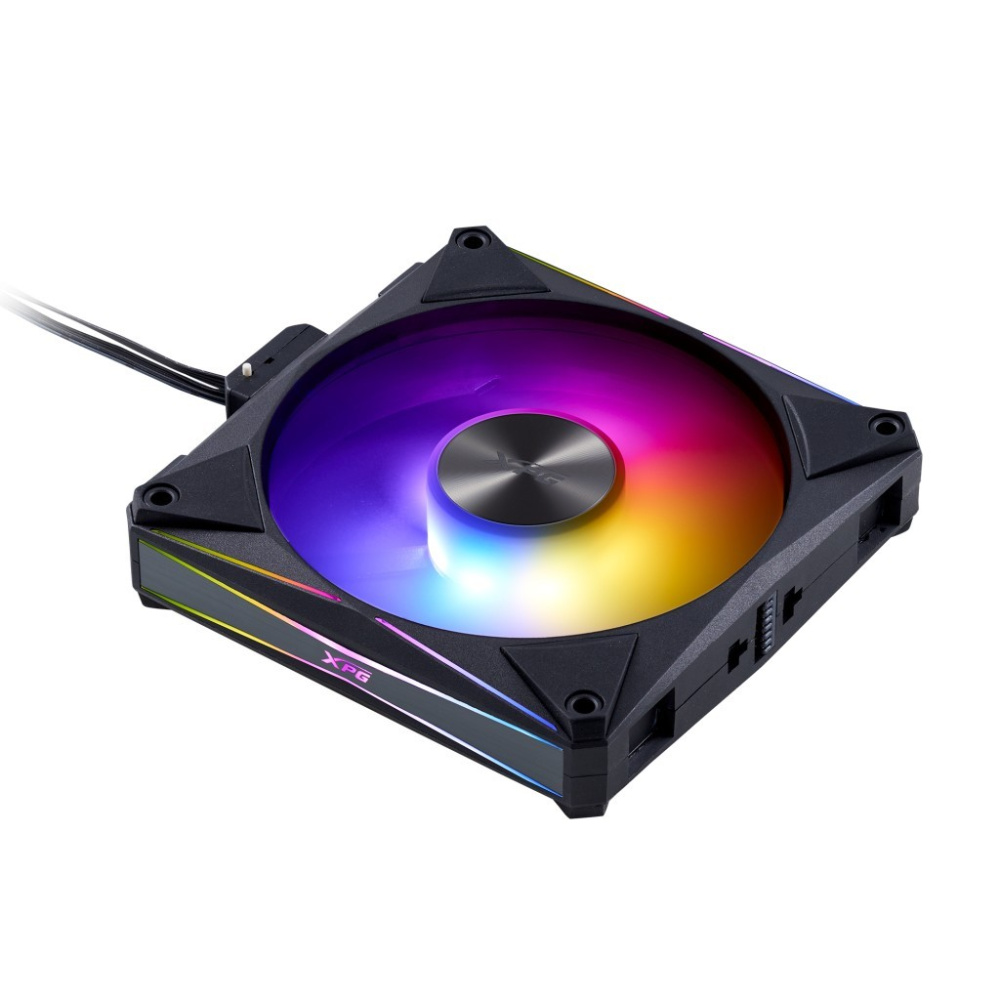 Комплект вентиляторов для корпуса ADATA XPG HURRICANE MAG 120 ARGB PWM Black (HURRICANEMAG120ARGBPWM4C-BKCWW) ( прямой и реверсный режим)