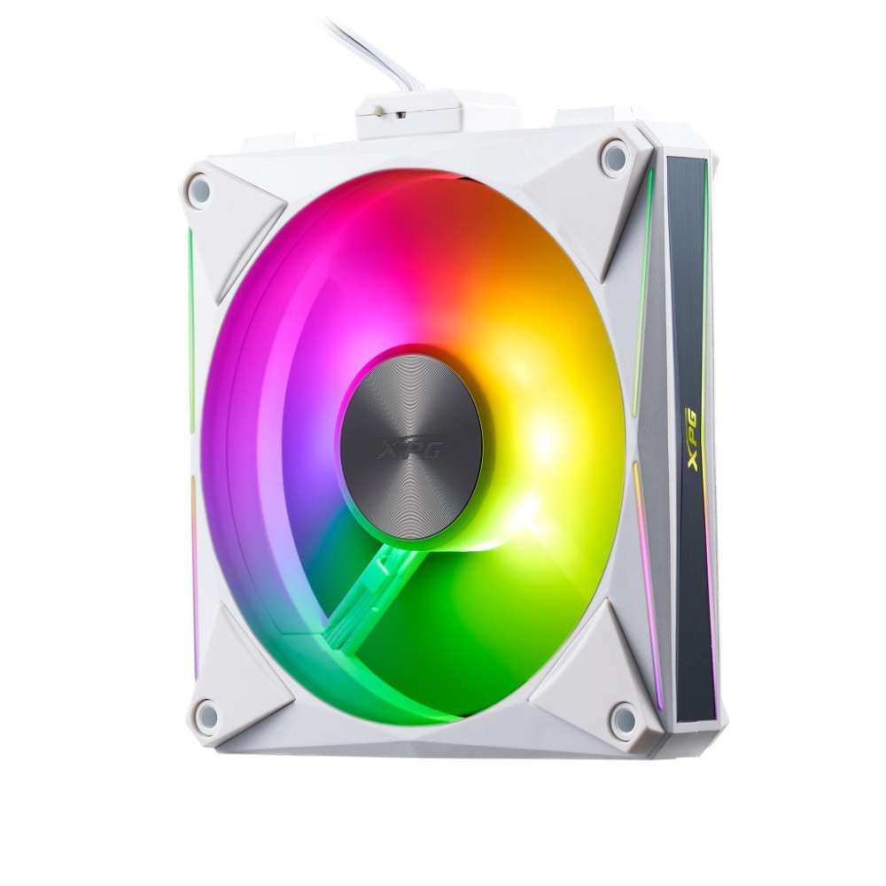 Комплект вентиляторов для корпуса ADATA XPG HURRICANE MAG 120 ARGB PWM White (HURRICANEMAG120ARGBPWM4C-WHCWW) ( прямой и реверсный режим)