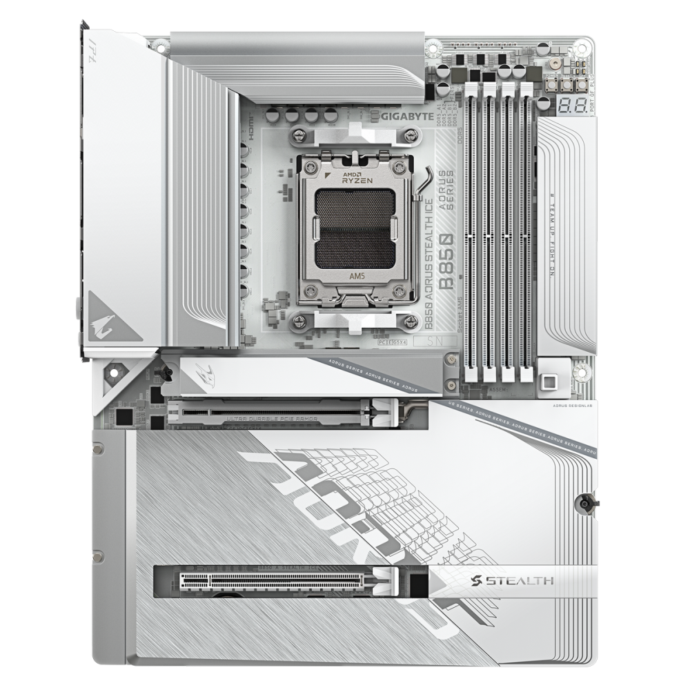 Материнская плата Gigabyte B850 AORUS STEALTH ICE