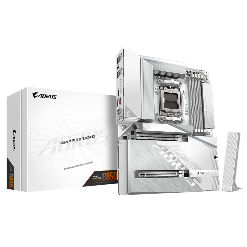 Материнская плата Gigabyte B850 AORUS STEALTH ICE