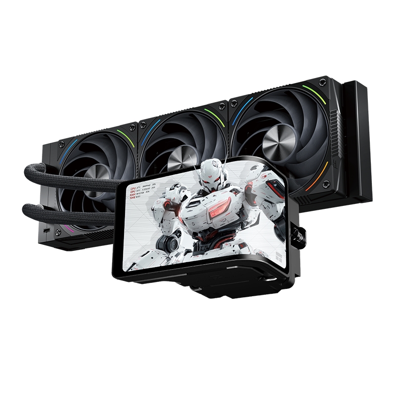 Система жидкостного охлаждения для процессора Thermalright Wonder Vision 360 Turbo ARGB Black (TRWV360TAB)