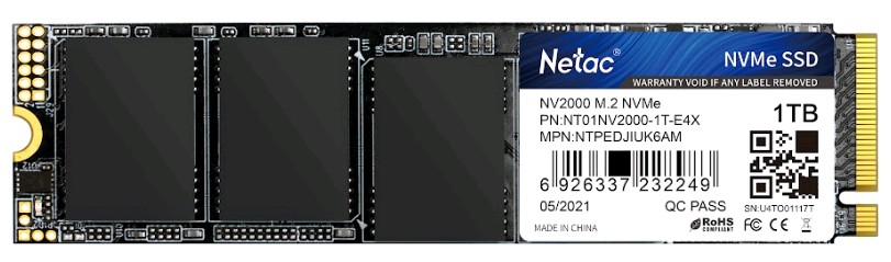 Твердотельный накопитель NETAC 1000 Gb (NT01NV2000-1T0-E4X)