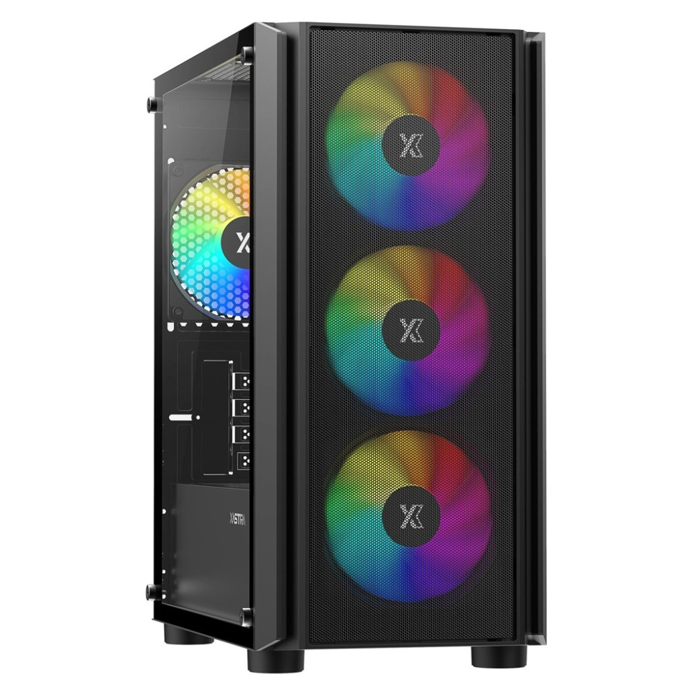 Компьютерный корпус XASTRA A402M 4ARGB Black (A402M-4FC12A-BK)