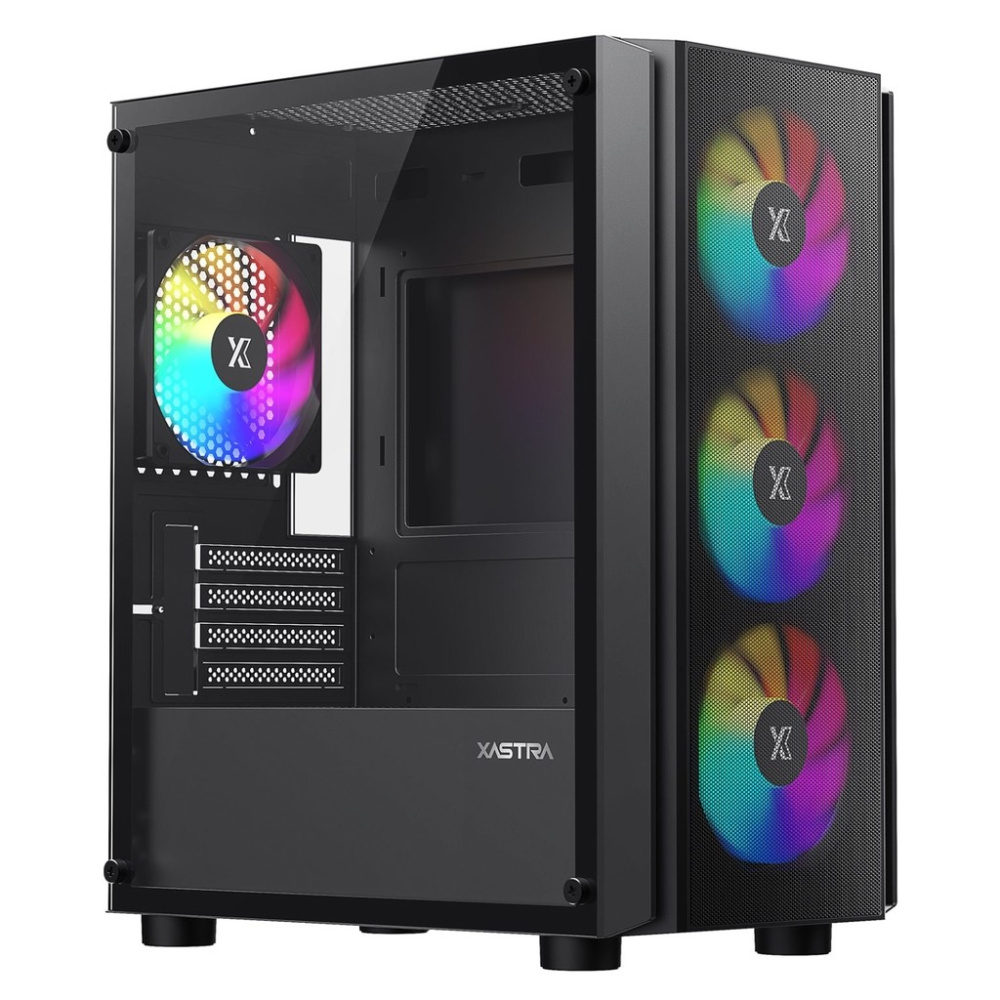 Компьютерный корпус XASTRA A402M 4ARGB Black (A402M-4FC12A-BK)