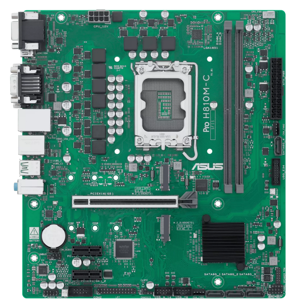 Материнская плата ASUS PRO H810M-C-CSM (90MB1KHP-M0EAYC)