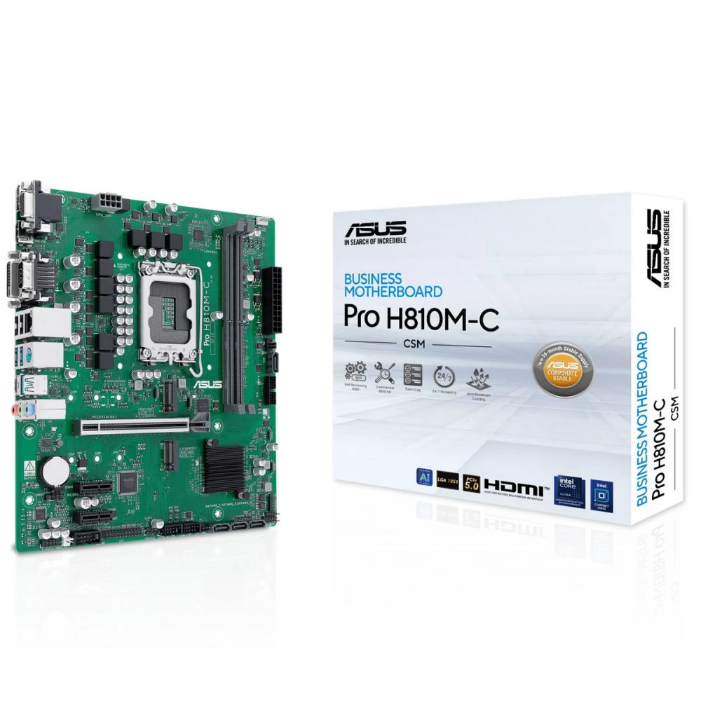 Материнская плата ASUS PRO H810M-C-CSM (90MB1KHP-M0EAYC)