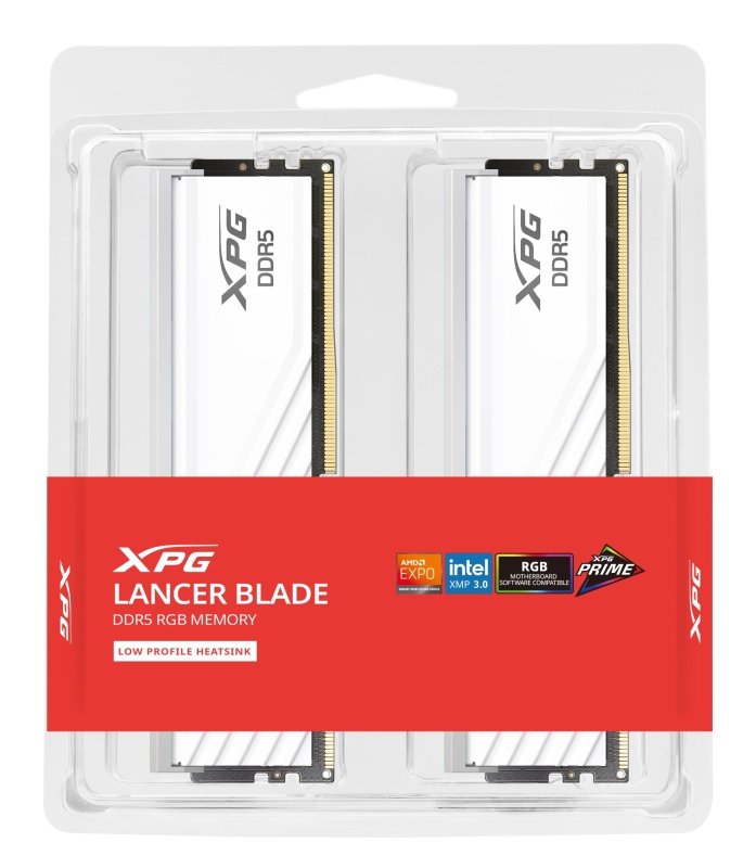 Оперативная память 64 Gb 6000 MHz ADATA XPG LANCER Blade White RGB (AX5U6000C3032G-DTLABRWH)