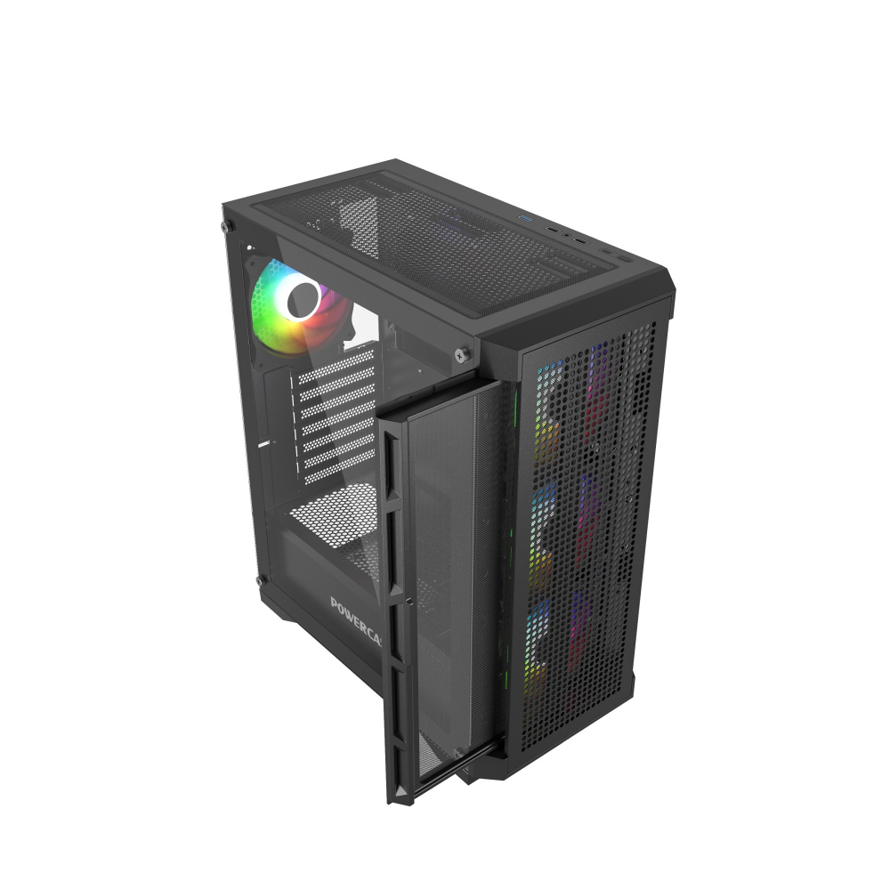 Компьютерный корпус Powercase ULTIMATE TG ARGB Black (CUB-A4)