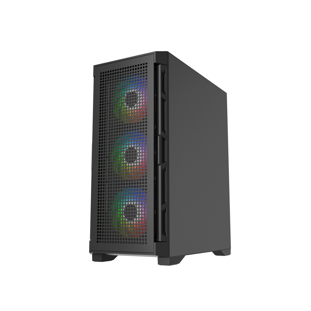 Компьютерный корпус Powercase ULTIMATE TG ARGB Black (CUB-A4)