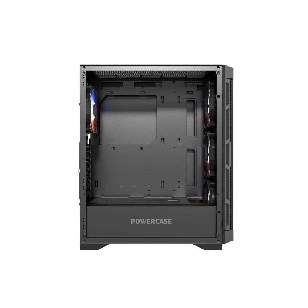 Компьютерный корпус Powercase ULTIMATE TG ARGB Black (CUB-A4)