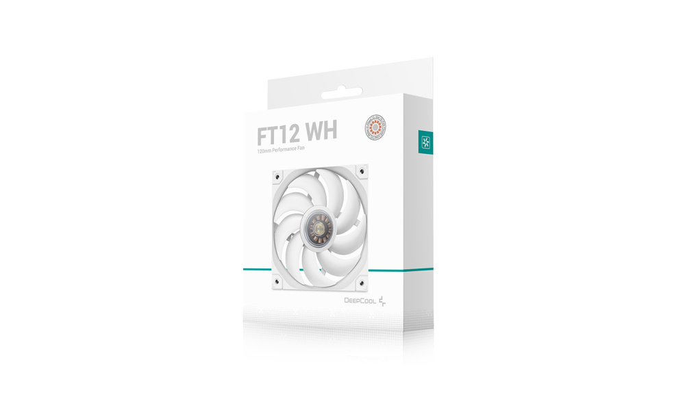 Вентилятор для корпуса Deepcool FT12 WH LED White