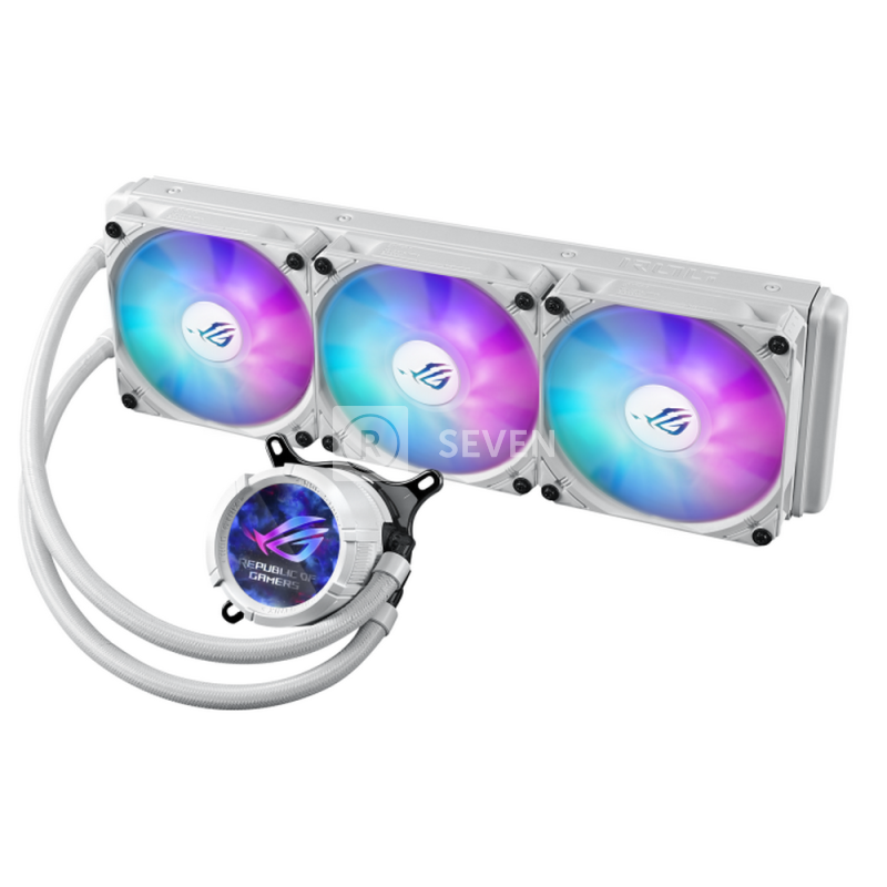 Система жидкостного охлаждения для процессора ASUS ROG STRIX LC III 360 ARGB LCD WHT (90RC00W2-M0UAY0)