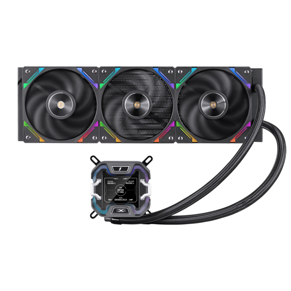 Система жидкостного охлаждения для процессора 1STPLAYER X-360 ARGB Black (X-360-BK)