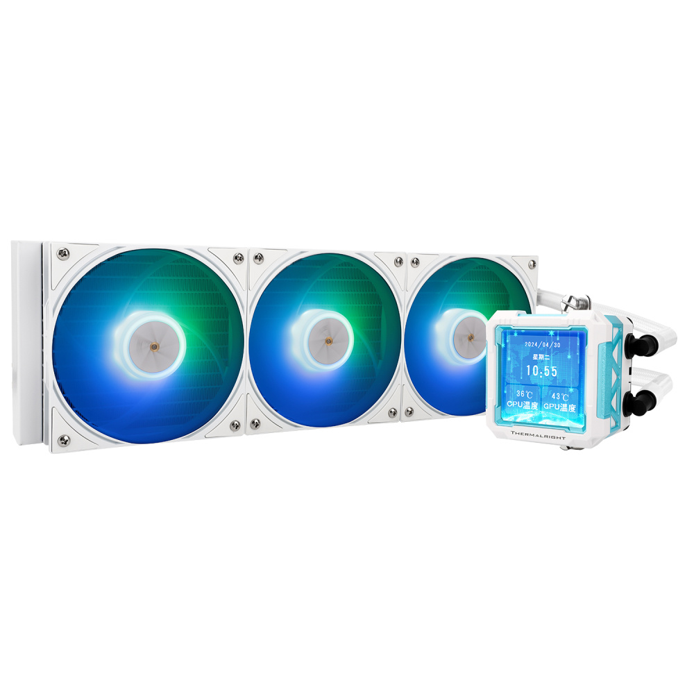 Система жидкостного охлаждения для процессора Thermalright Frozen Warframe Pro 360 ARGB White (TRFWP360AW)