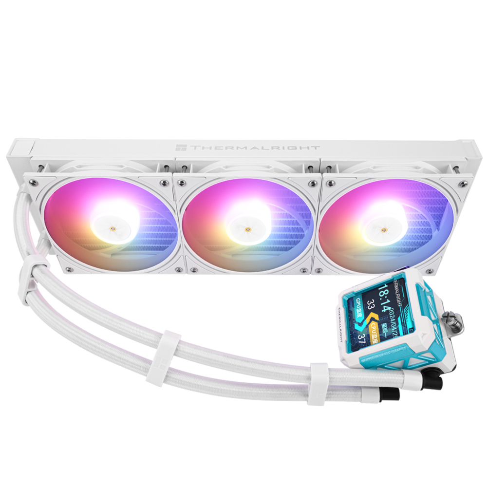 Система жидкостного охлаждения для процессора Thermalright Frozen Warframe Pro 360 ARGB White (TRFWP360AW)