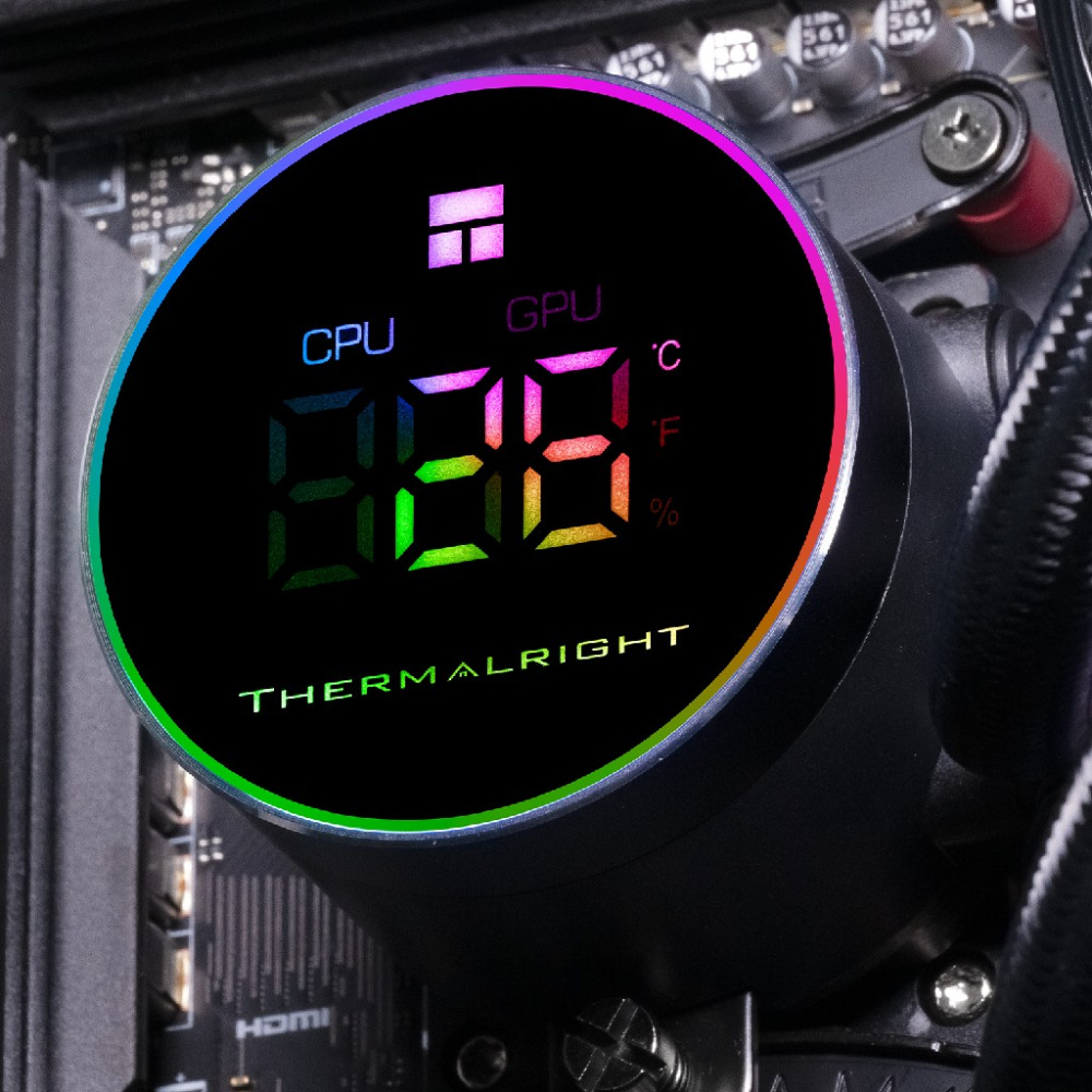 Система жидкостного охлаждения для процессора Thermalright Frozen Magic 360 Digital ARGB Black V2 (TRFM360DABV2)