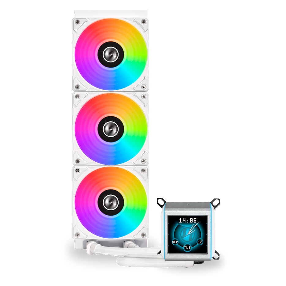 Система жидкостного охлаждения для процессора Lian Li GA II LCD 360 ARGB White (GA2ALCD36W) (G89.GA2ALCD36W.R0)