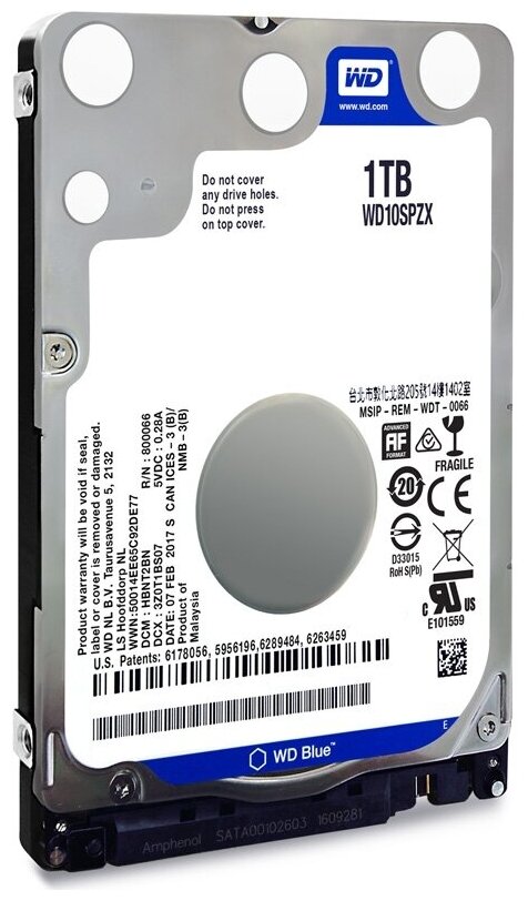Жесткий диск Western Digital 1000 Gb (WD10SPZX)