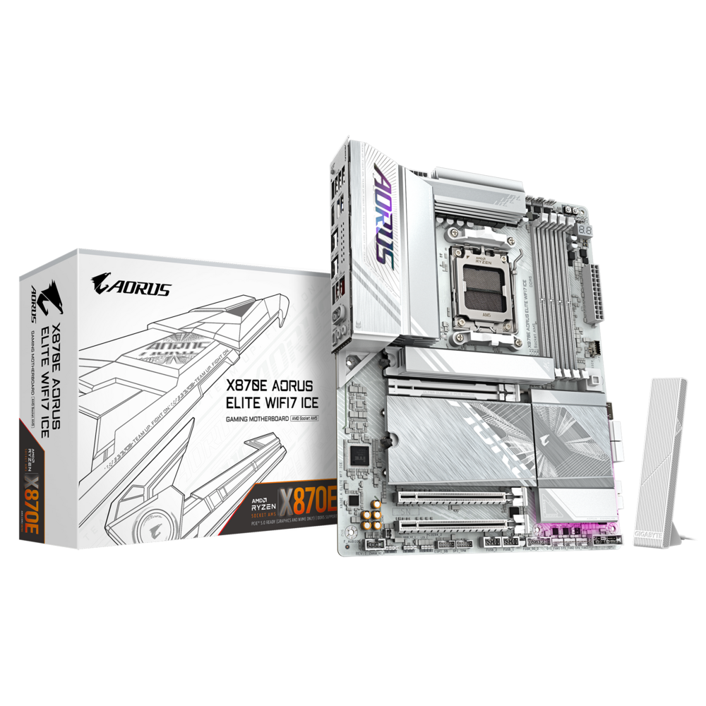 Материнская плата Gigabyte X870E AORUS ELITE WIFI7 ICE