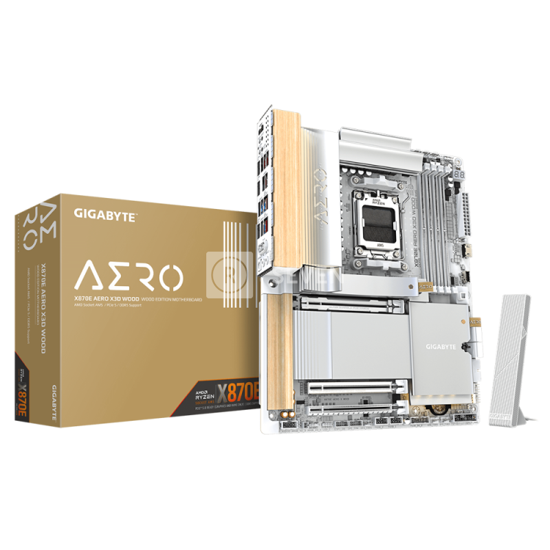 Материнская плата Gigabyte X870E AERO X3D WOOD