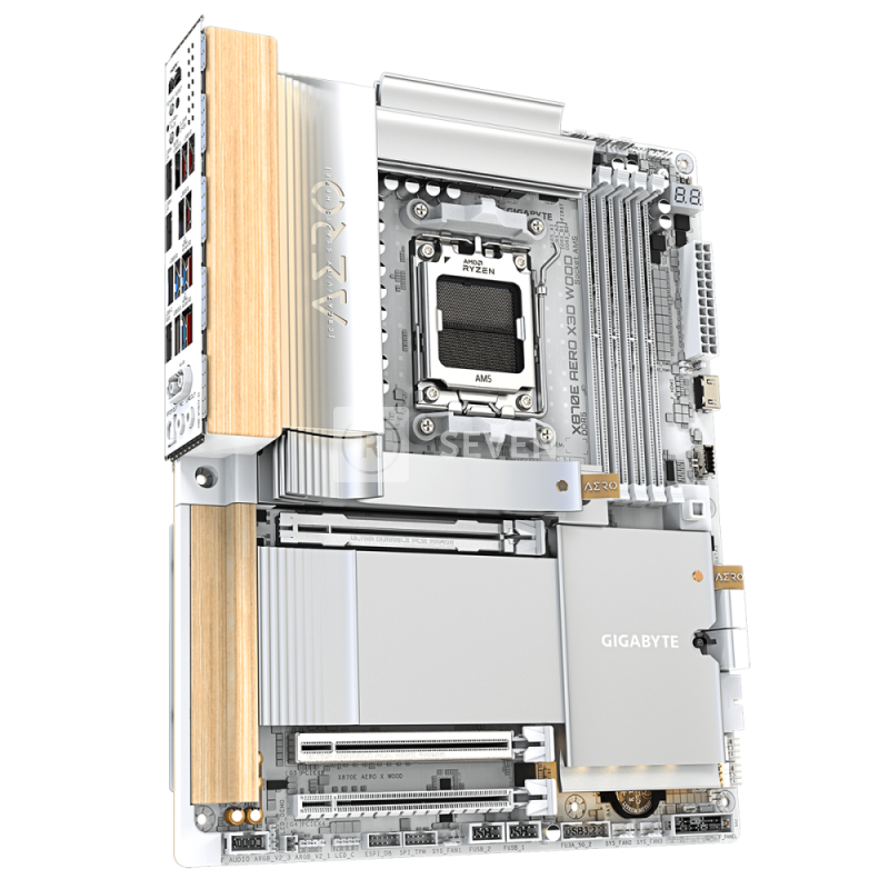 Материнская плата Gigabyte X870E AERO X3D WOOD