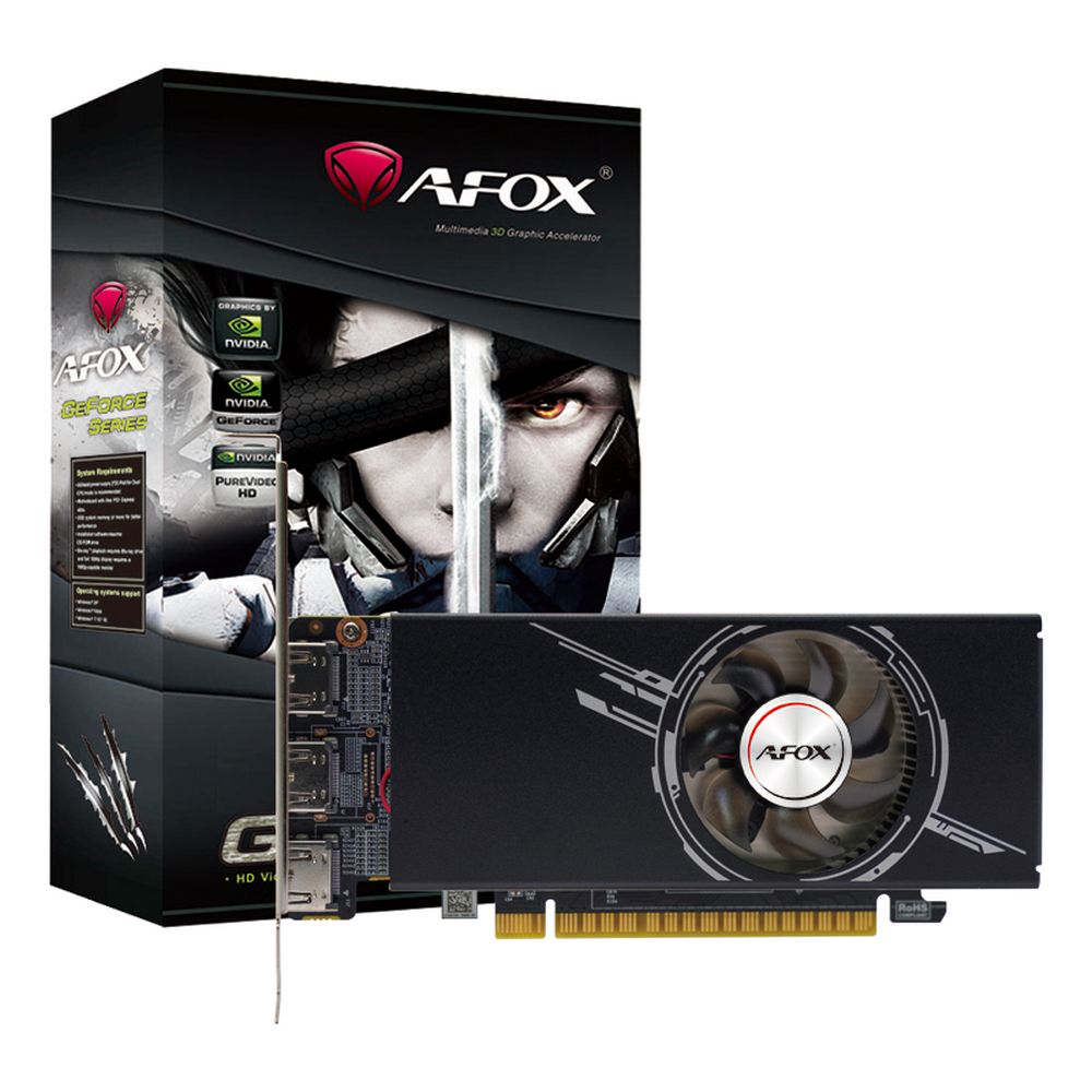 Видеокарта AFox (AF1050TI-4096D5L2-V3) GeForce GTX 1050 Ti 4GB