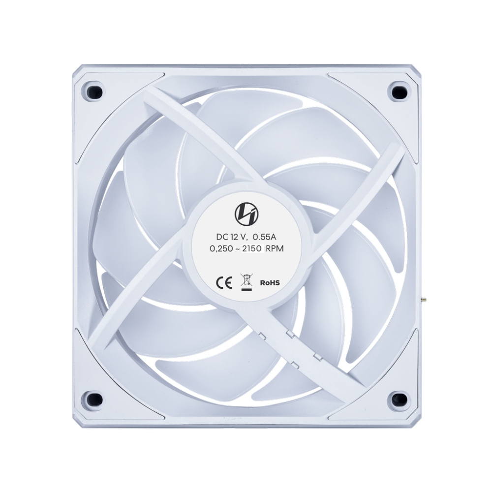 Комплект вентиляторов для корпуса Lian Li UNI FAN CL WIRELESS 120 12CL1W3W ARGB White (G99.12CL1W3W.R0)